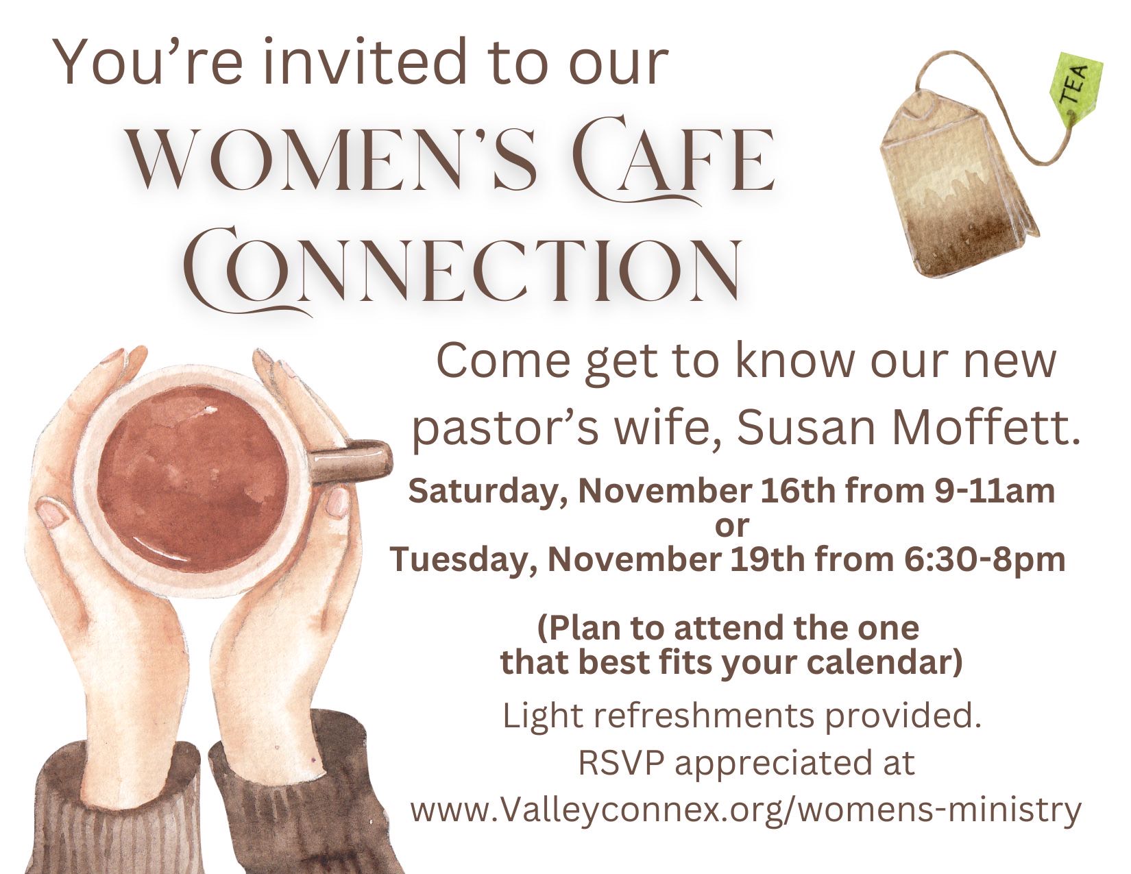 Women's Event at Valley Baptist Church, Appleton, WI